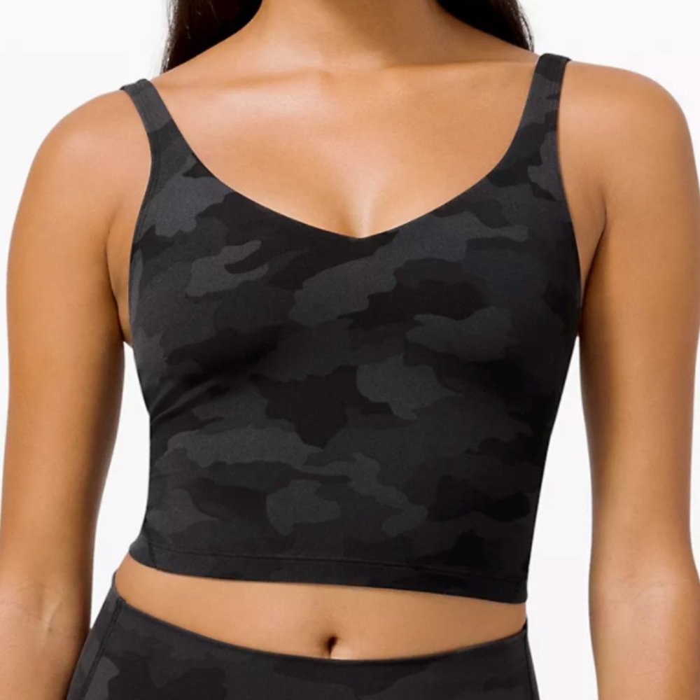 NWT Lululemon Align Tank, Black Camo, US 6